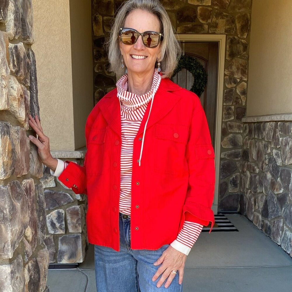 Cabi 6468 Detour Jacket Spring 2024 Small New in Bag